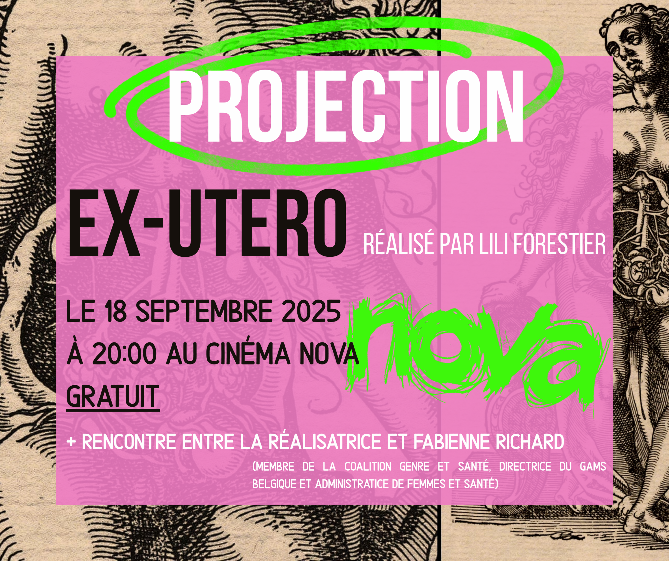 Projection « Ex-UTERO » de Lili Forestier