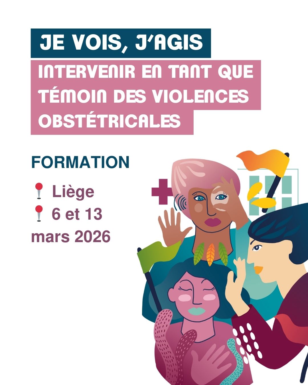 Formation "je vois, j'agis : intervenir en témoin de violences obstétricales"